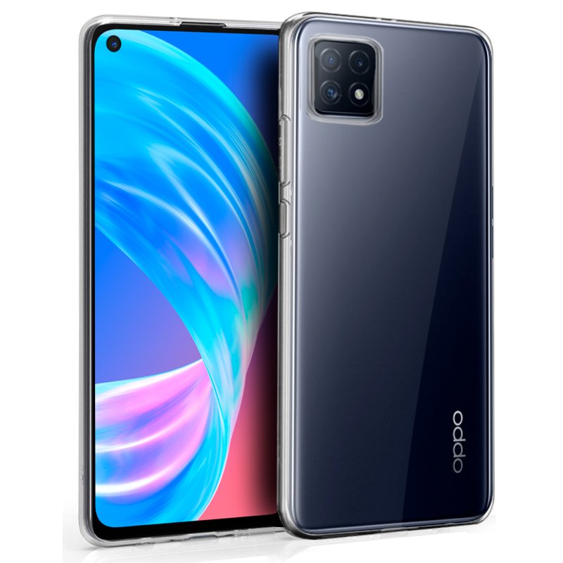 Funda COOL Silicona para Oppo A73 5G (Transparente)