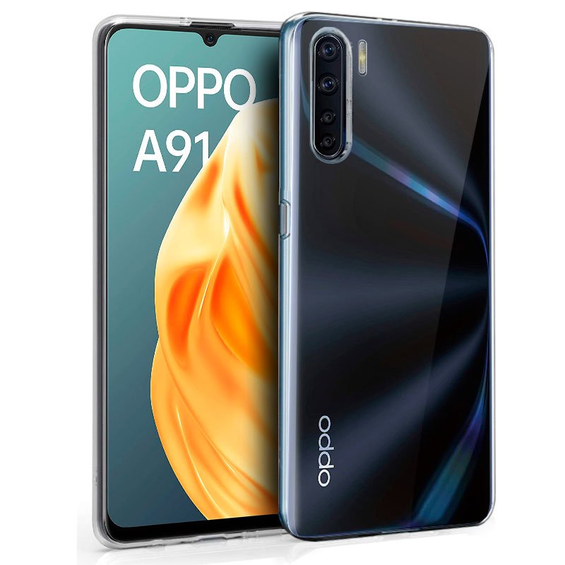 Funda COOL Silicona para Oppo A91 Transparente