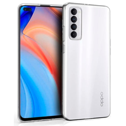 Funda COOL Silicona para Oppo Reno 4 Pro (Transparente)