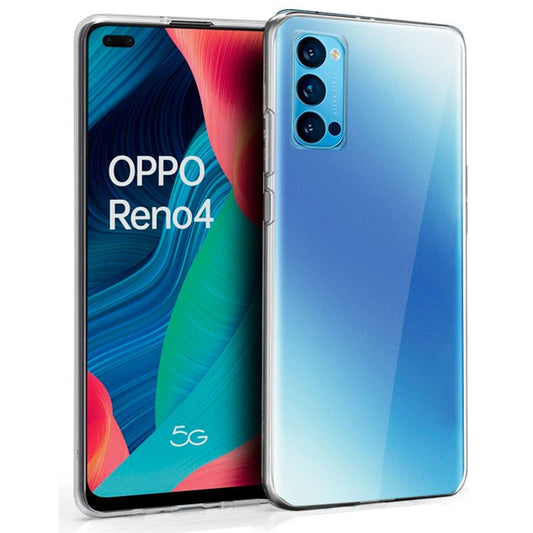 Funda COOL Silicona para Oppo Reno 4 (Transparente)