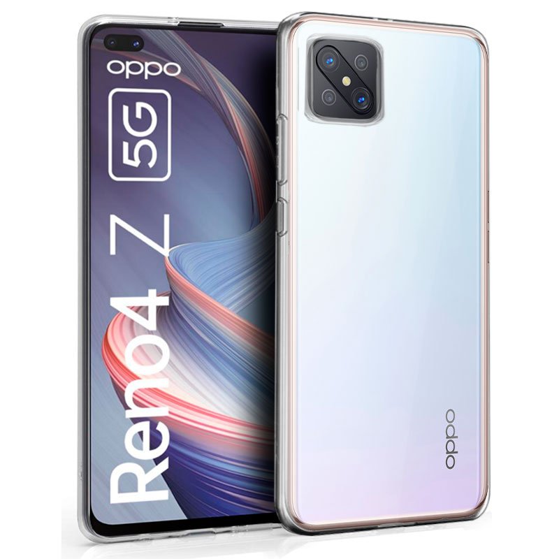 Funda COOL Silicona para Oppo Reno 4Z 5G (Transparente)