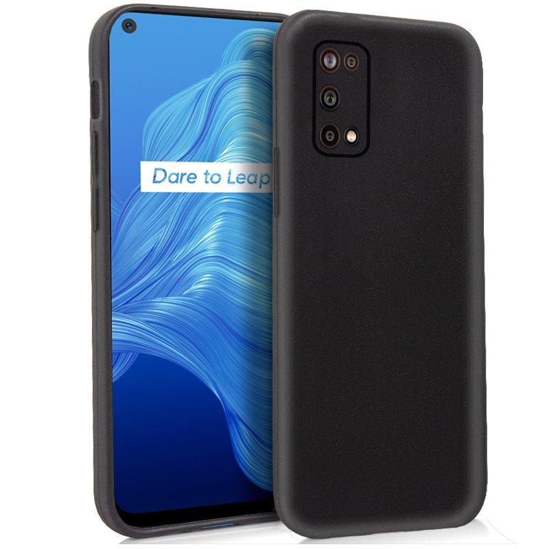 Funda COOL Silicona para Realme 7 5G (Negro)