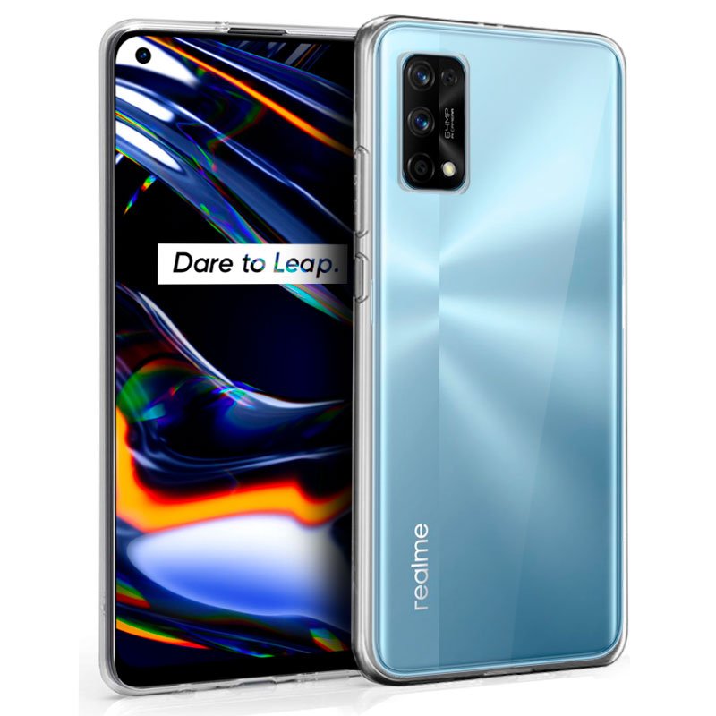 Funda COOL Silicona para Realme 7 Pro (Transparente)