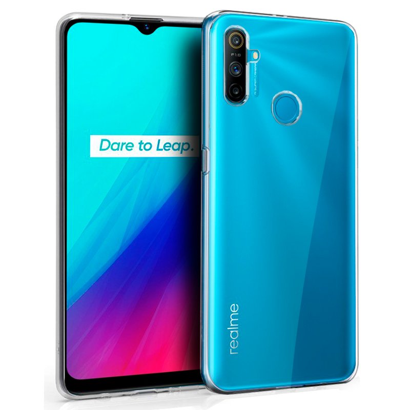 Funda COOL Silicona para Realme C3 (Transparente)