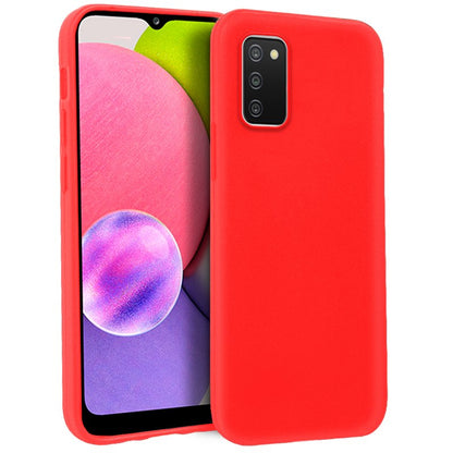 Funda COOL Silicona para Samsung A037 Galaxy A03s (Rojo)