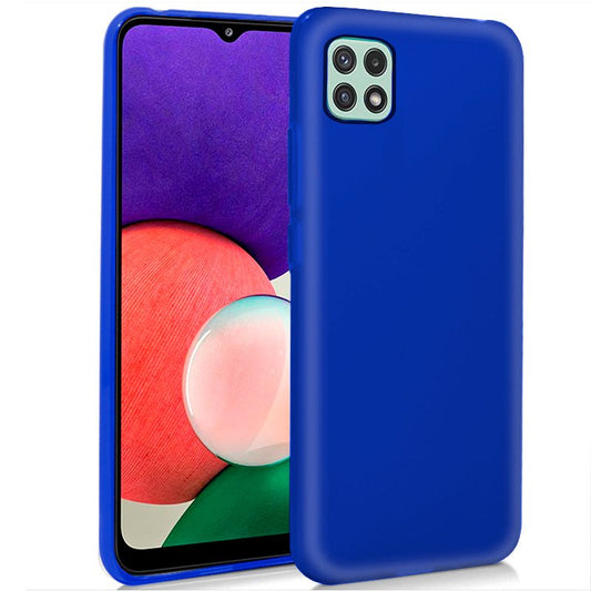 Funda COOL Silicona para Samsung A226 Galaxy A22 5G (Azul)