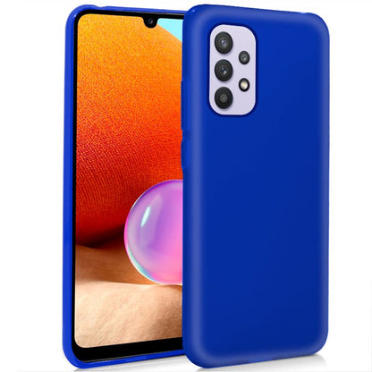 Funda COOL Silicona para Samsung A325 Galaxy A32 4G (Azul)