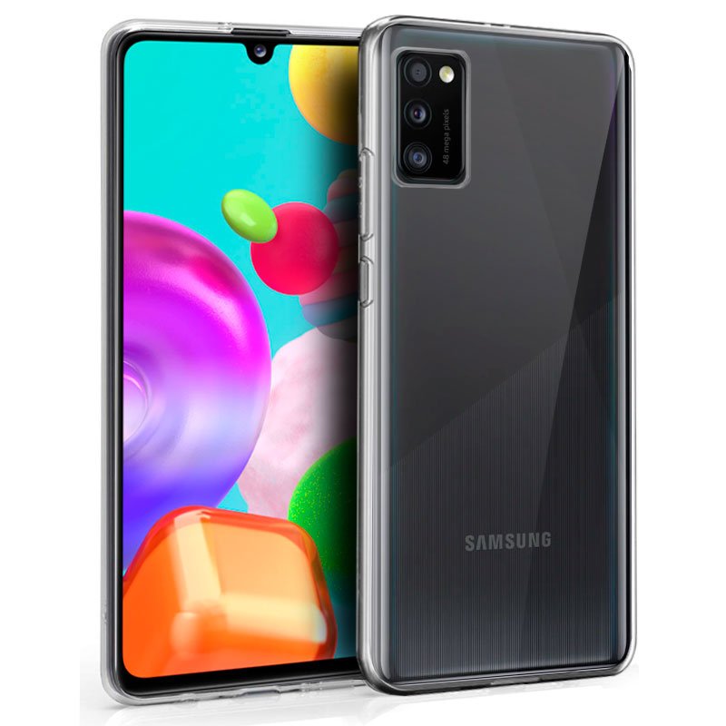 Funda COOL Silicona para Samsung A415 Galaxy A41 (Transparente)