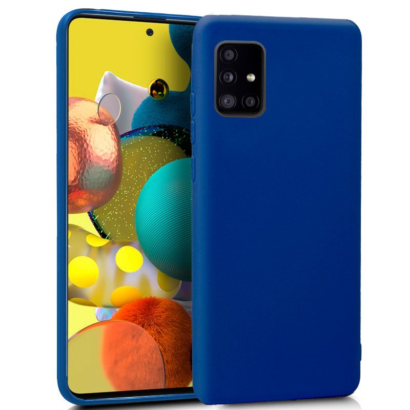 Funda COOL Silicona para Samsung A516 Galaxy A51 5G (Azul)