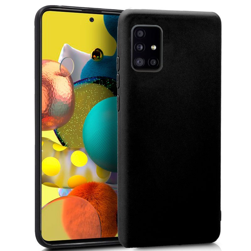 Funda COOL Silicona para Samsung A516 Galaxy A51 5G (Negro)