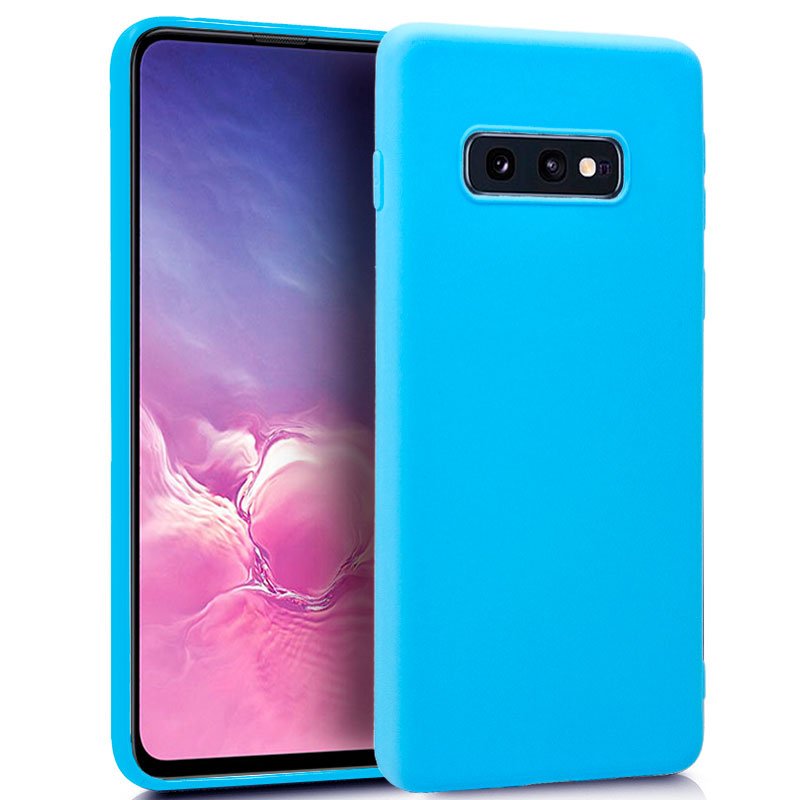 Funda COOL Silicona para Samsung G970 Galaxy S10e (Celeste)