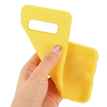 Funda COOL Silicona para Samsung G973 Galaxy S10 (Amarillo)