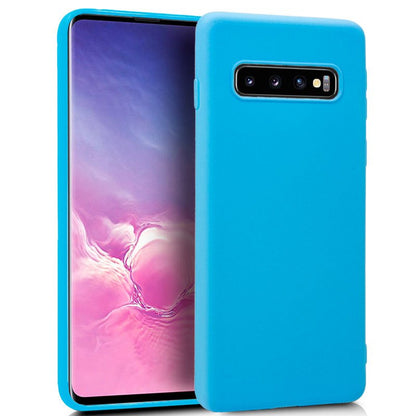 Funda COOL Silicona para Samsung G973 Galaxy S10 (Celeste)