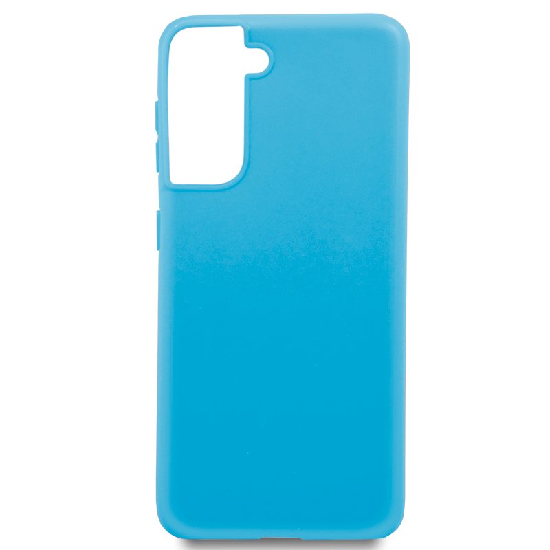 Funda COOL Silicona para Samsung G990 Galaxy S21 (Celeste)