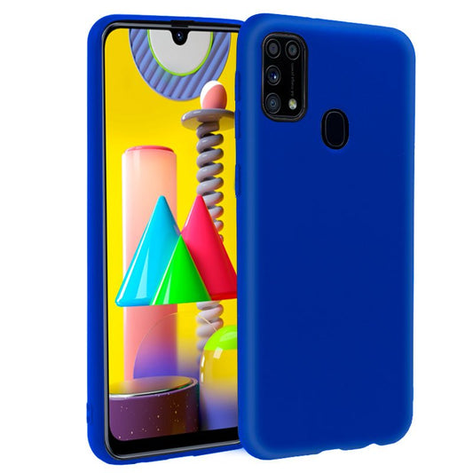 Funda COOL Silicona para Samsung M315 Galaxy M31 (Azul)