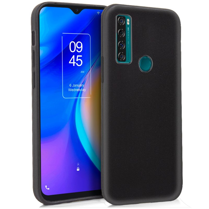 Funda COOL Silicona para TCL 20 SE (Negro)