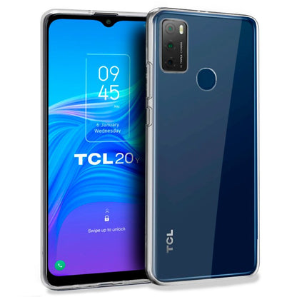 Funda COOL Silicona para TCL 20Y (Transparente)