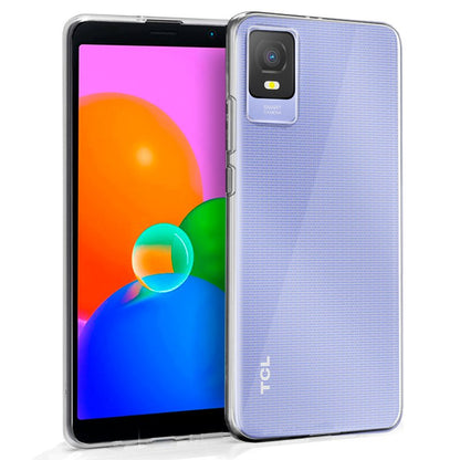 Funda COOL Silicona para TCL 403 (Transparente)