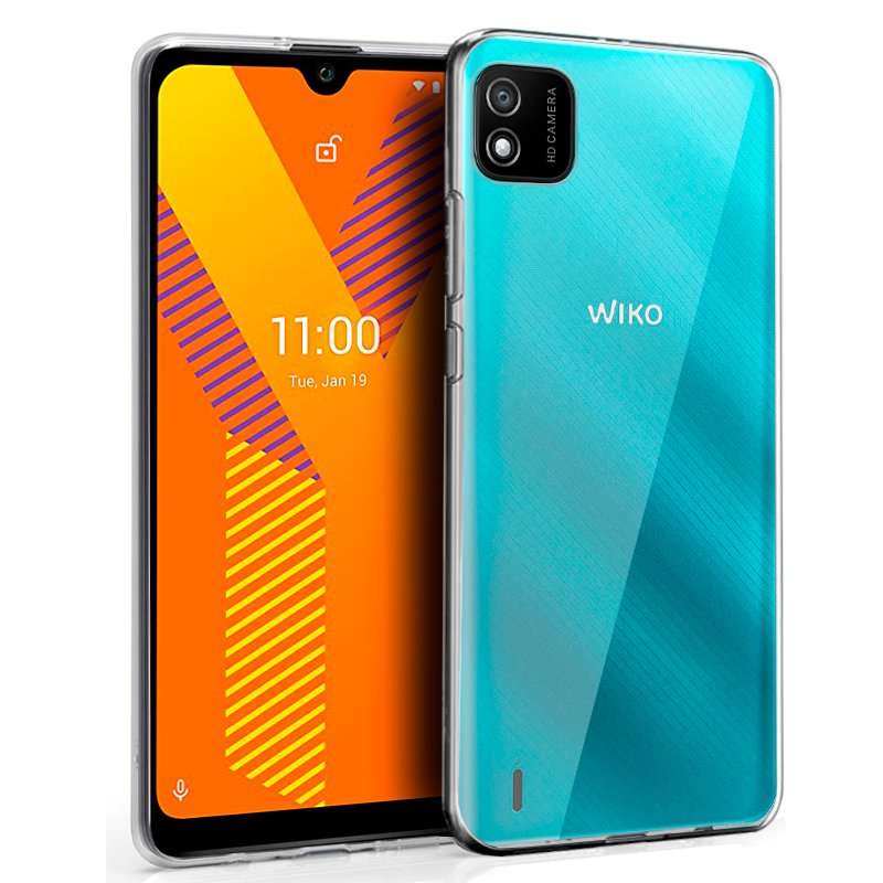 Funda COOL Silicona para Wiko Y62 (Transparente)