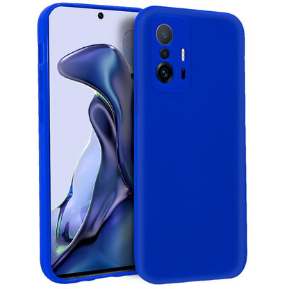 Funda COOL Silicona para Xiaomi 11T / 11T Pro (Azul)