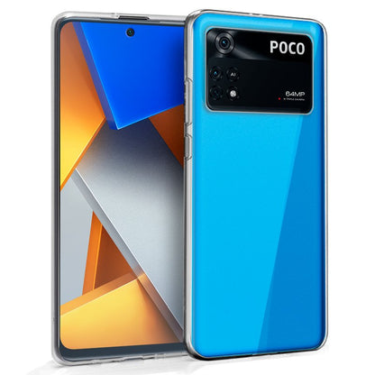 Funda COOL Silicona para Xiaomi Poco M4 Pro (Transparente)