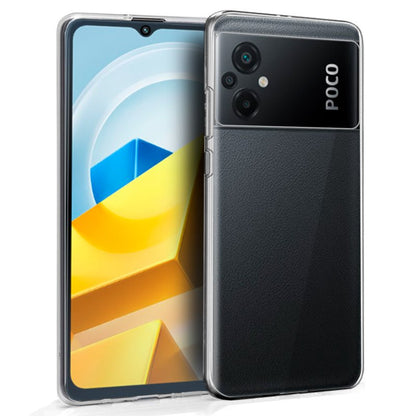 Funda COOL Silicona para Xiaomi Poco M5 (Transparente)