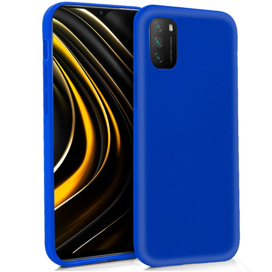 Funda COOL Silicona para Xiaomi Pocophone M3 / Redmi 9T (Azul)