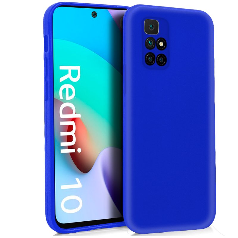 Funda COOL Silicona para Xiaomi Redmi 10 / Redmi 10 2022 (Azul)