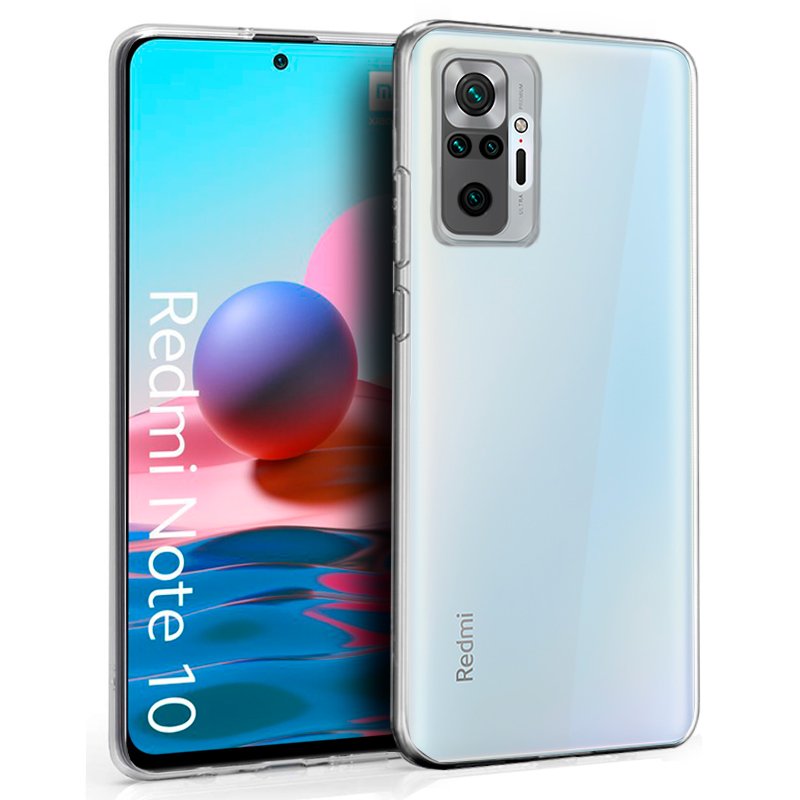 Funda COOL Silicona para Xiaomi Redmi Note 10 / Note 10s / Poco M5s (Transparente)