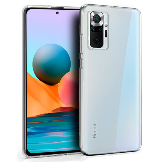 Funda COOL Silicona para Xiaomi Redmi Note 10 Pro (Transparente)