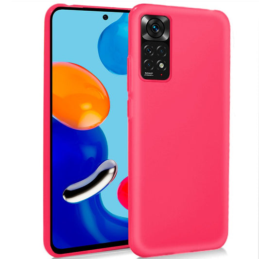 Funda COOL Silicona para Xiaomi Redmi Note 11 / Note 11S (Rosa)