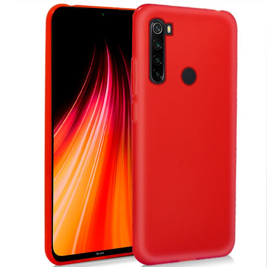 Funda COOL Silicona para Xiaomi Redmi Note 8 / Note 8 (2021) Rojo