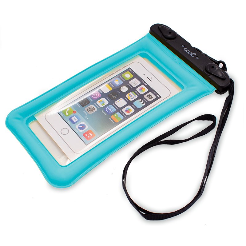 Funda Impermeable Universal Waterproof Celeste