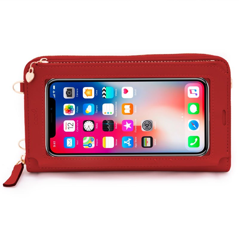 Funda Universal Bag Horizontal Hasta 6.7 pulg COOL Granate