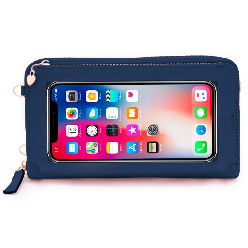 Funda Universal Bag Horizontal Hasta 6.7 pulg COOL Marino