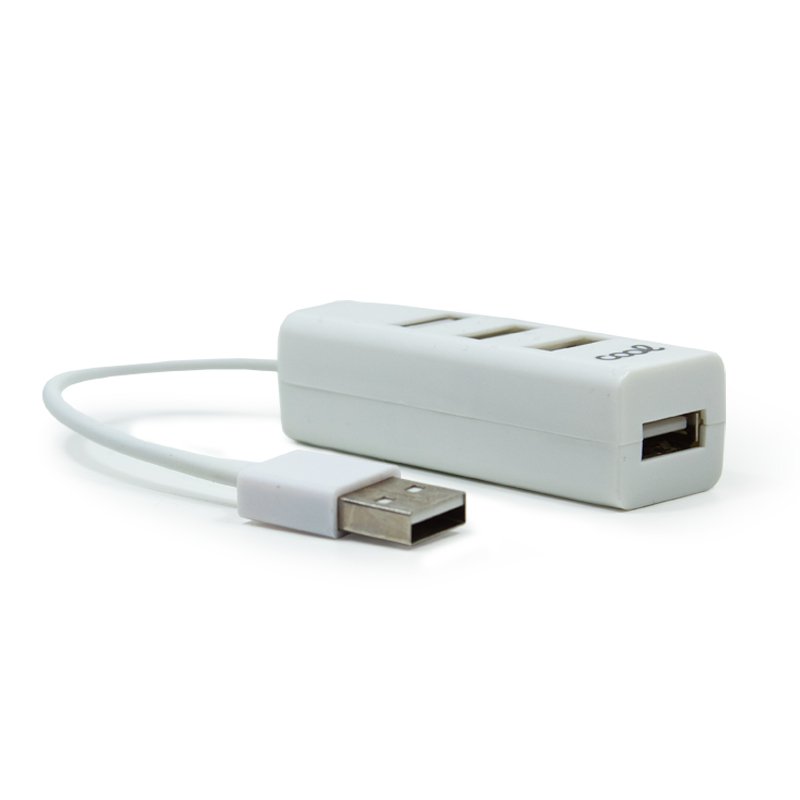 Hub USB 2.0 Universal COOL 4 Puertos USB Blanco