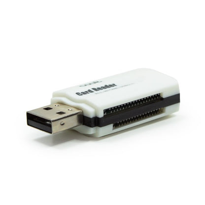 Lector USB Tarjetas Memoria Universal COOL (All in One) Blanco