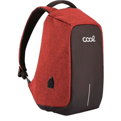 Mochila Ordenador Portátil 15-16 Pulg COOL Memphis Negro-Rojo