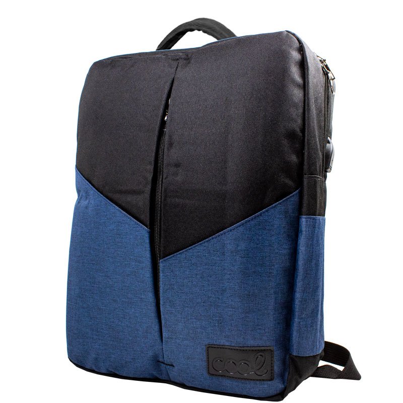 Mochila Ordenador Portátil 15-16 Pulg COOL Portland Negro-Azul