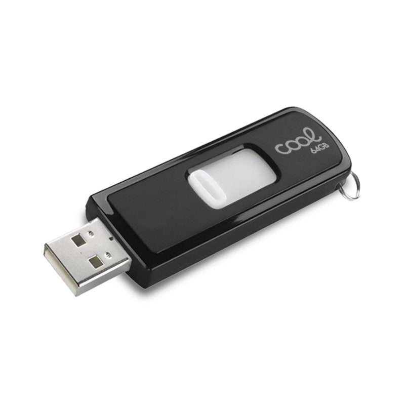 Pen Drive USB x64 GB 2.0 COOL Basic Negro