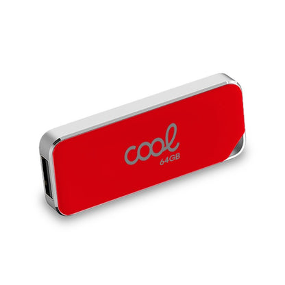 Pen Drive USB x64 GB 2.0 COOL Board Rojo