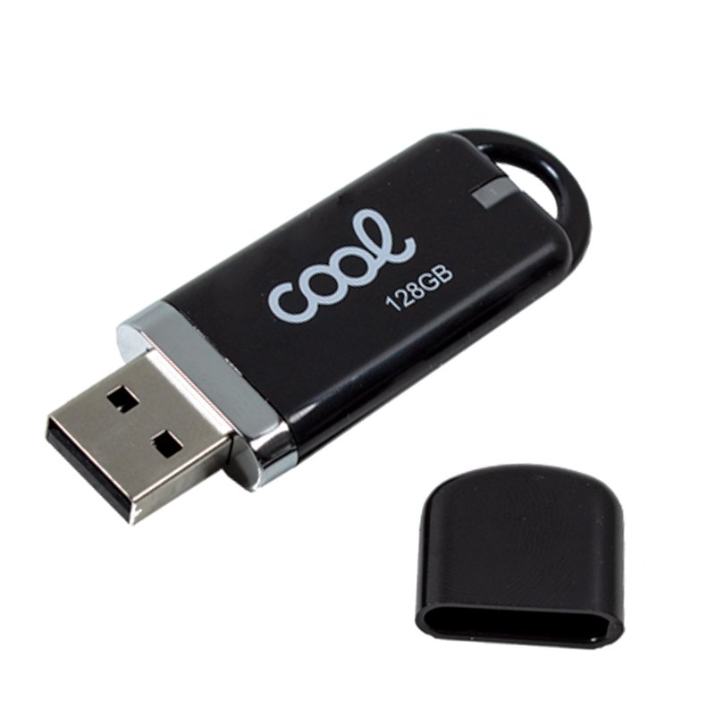 Pen Drive x USB 128 GB 2.0 COOL Cover Negro