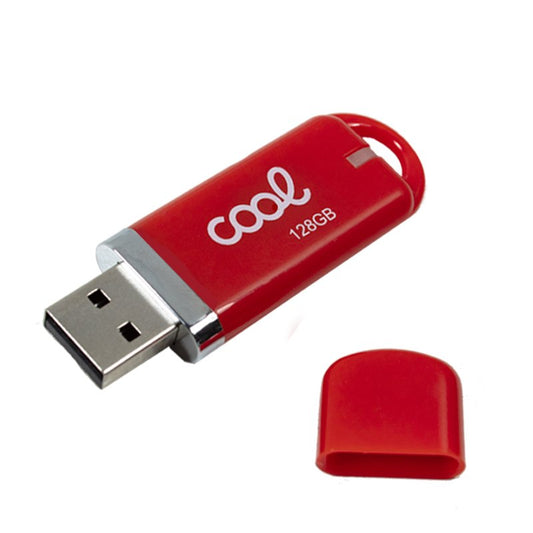 Pen Drive x USB 128 GB 2.0 COOL Cover Rojo