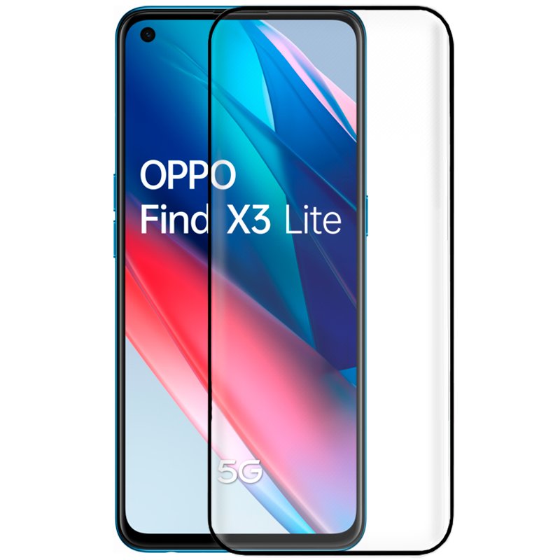 Protector Pantalla Cristal Templado COOL para Oppo Find X3 Lite / Find X5 Lite (FULL 3D)