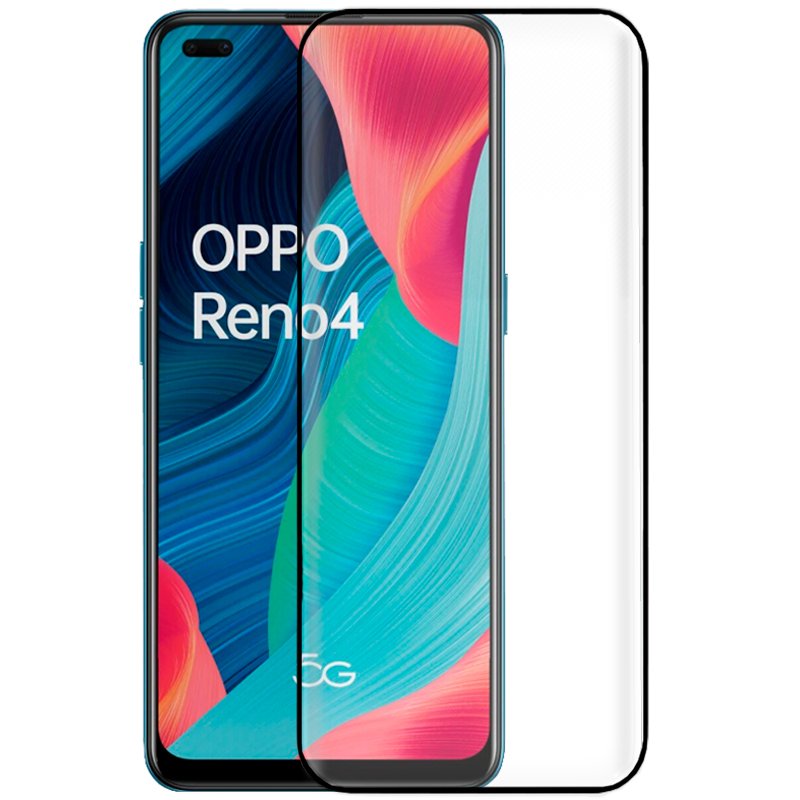 Protector Pantalla Cristal Templado COOL para Oppo Reno 4 (FULL 3D)