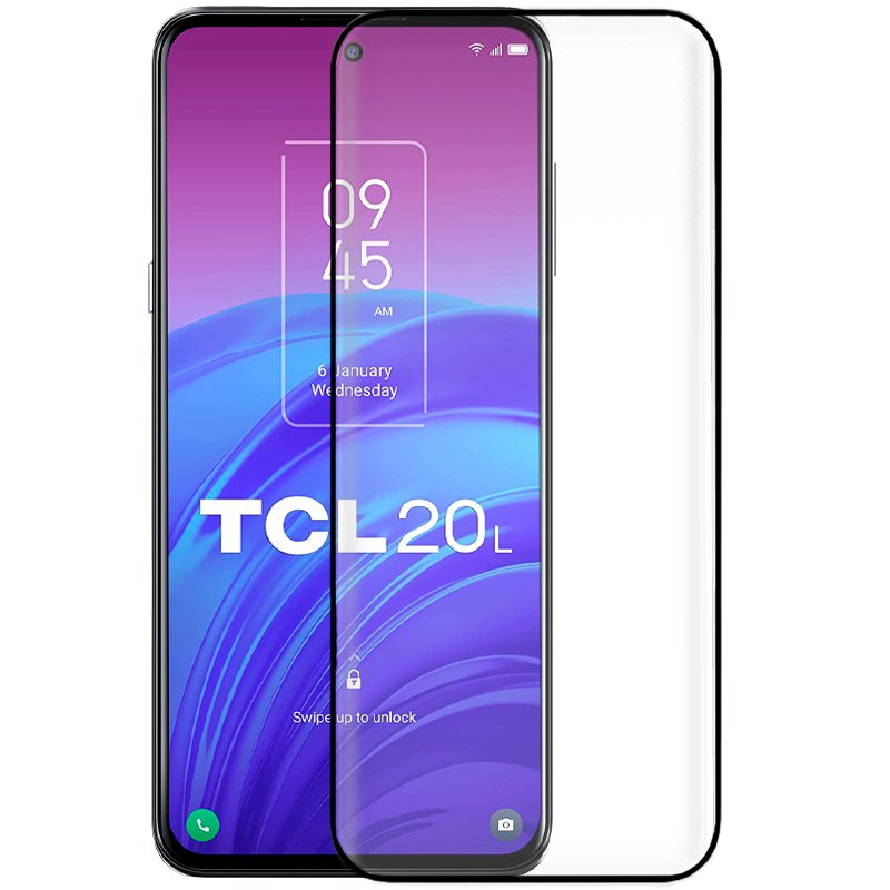 Protector Pantalla Cristal Templado COOL para TCL 20 5G / 20L / 20L Plus (FULL 3D)