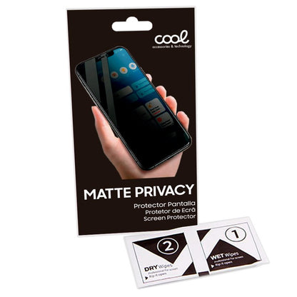 Protector Pantalla Matte Privacy COOL para iPhone 13 / 13 Pro / 14