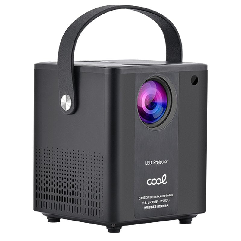 Proyector Compacto COOL Rainbow 3000 Lúmenes Altavoz Integrado + HDMI/SD/USB + Wifi Mirror (Negro)