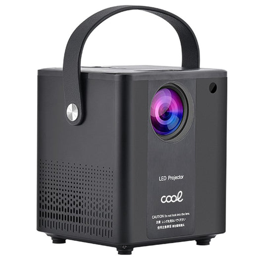 Proyector Compacto COOL Rainbow 3000 Lúmenes Altavoz Integrado + HDMI/SD/USB + Wifi Mirror (Negro)