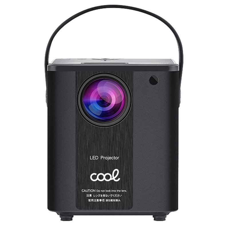 Proyector Compacto COOL Rainbow 3000 Lúmenes Altavoz Integrado + HDMI/SD/USB + Wifi Mirror (Negro)